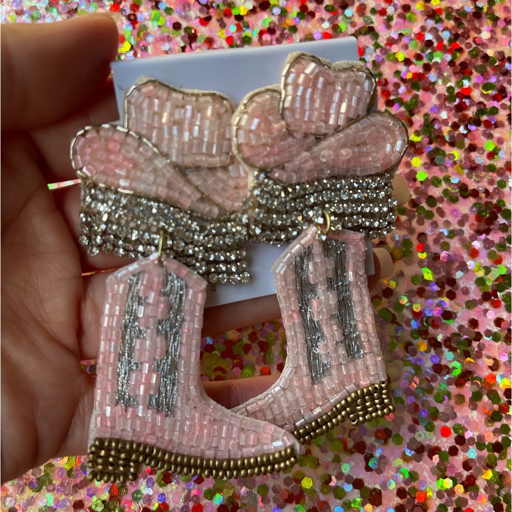 Sparkling Barbie Disco Ball Earrings 🪩💖⚡️🤠